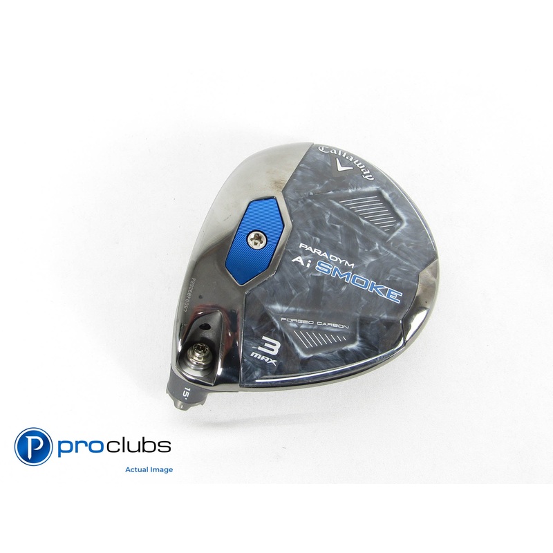 Mint! Left-Handed Callaway PARADYM Ai Smoke MAX 15* 3 Wood – Head Only – 430581