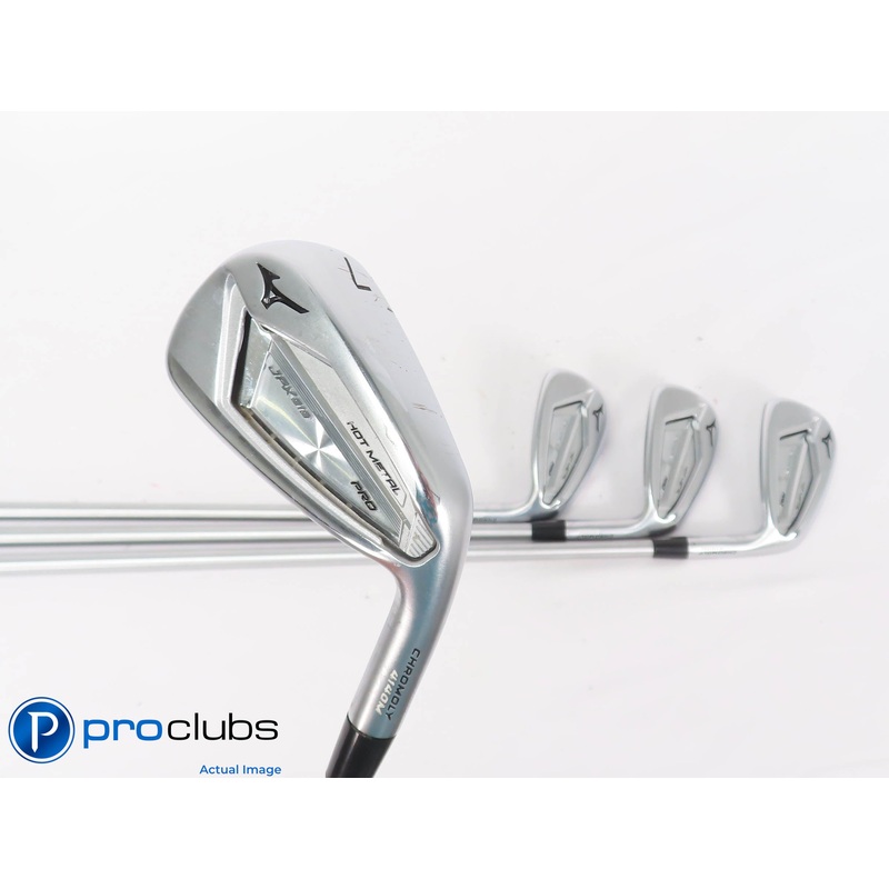 Nice Mizuno JPX-919 Hot Metal Pro 7-PW IRON SET -KBS 110 Stiff Flex -1/2″ 446528