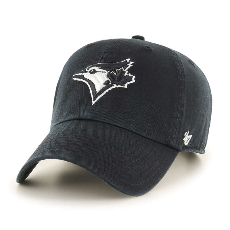 Toronto Blue Jays ’47 Clean Up Black with White Cap