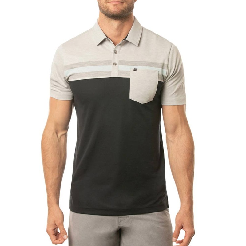 TravisMathew Salad Days Golf Polo Heather Light Gray – SS22 Men