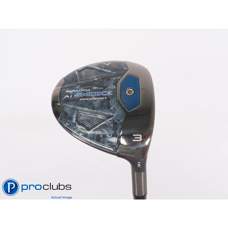Callaway Paradym Ai SMOKE Max Fast 16* 3 Wood – Diamana PD 60g X-Flex #448759
