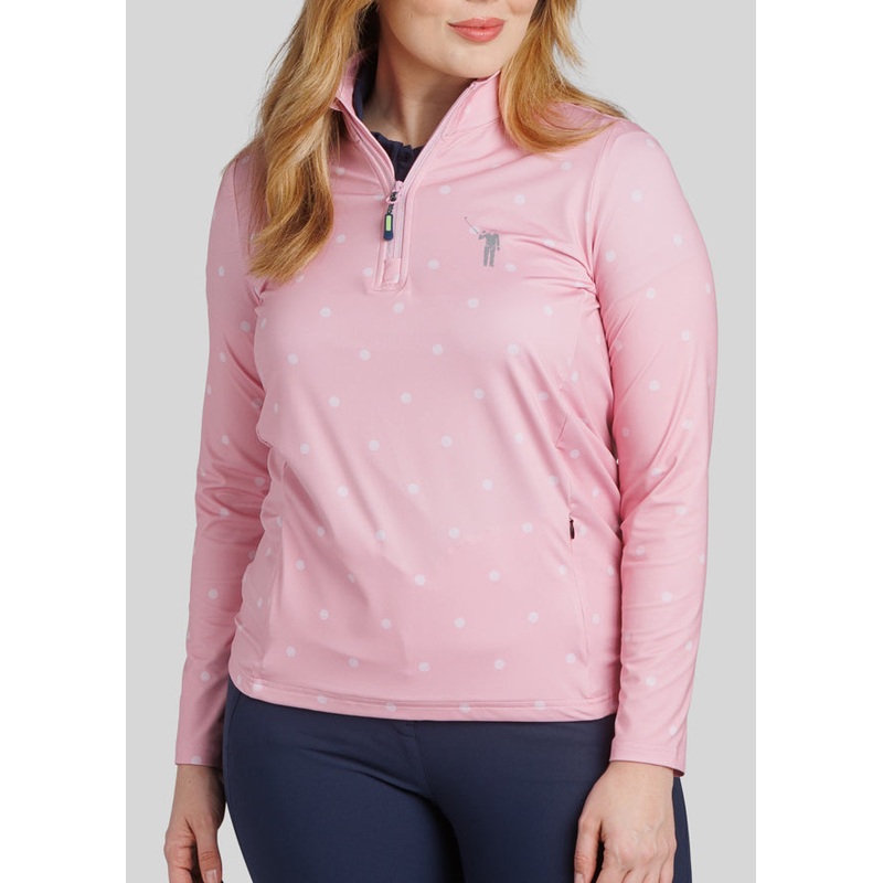Divot Dots Women’s Chip Shot Pocket Pullover