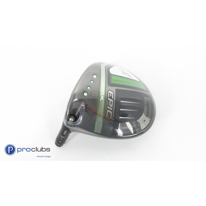 New! Left Handed Callaway 21′ Epic MAX 10.5* Driver – Head Only w/Adapter 335816
