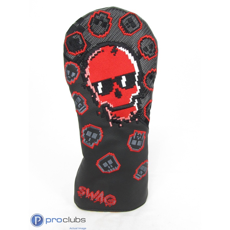 RARE! Swag 8-Bit Game Over Skull Driver Headcover- 437336