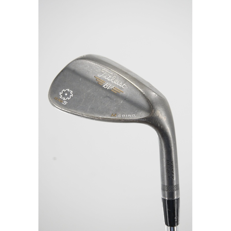 Titleist Vokey SM5 Raw Black 56 Degree Wedge Wedge Flex 35″