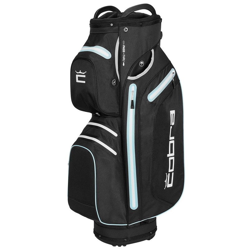 Cobra Ultradry Pro Golf Cart Bag – Black/Cool Blue