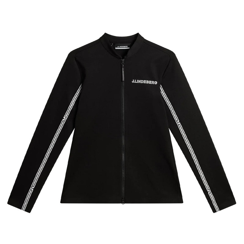 J.Lindeberg Wildcat Full Zip Mid Layer Golf Jacket Black – FW23 Women