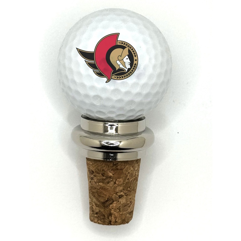 Team Golf OTT Senators Cork Wine Stopper