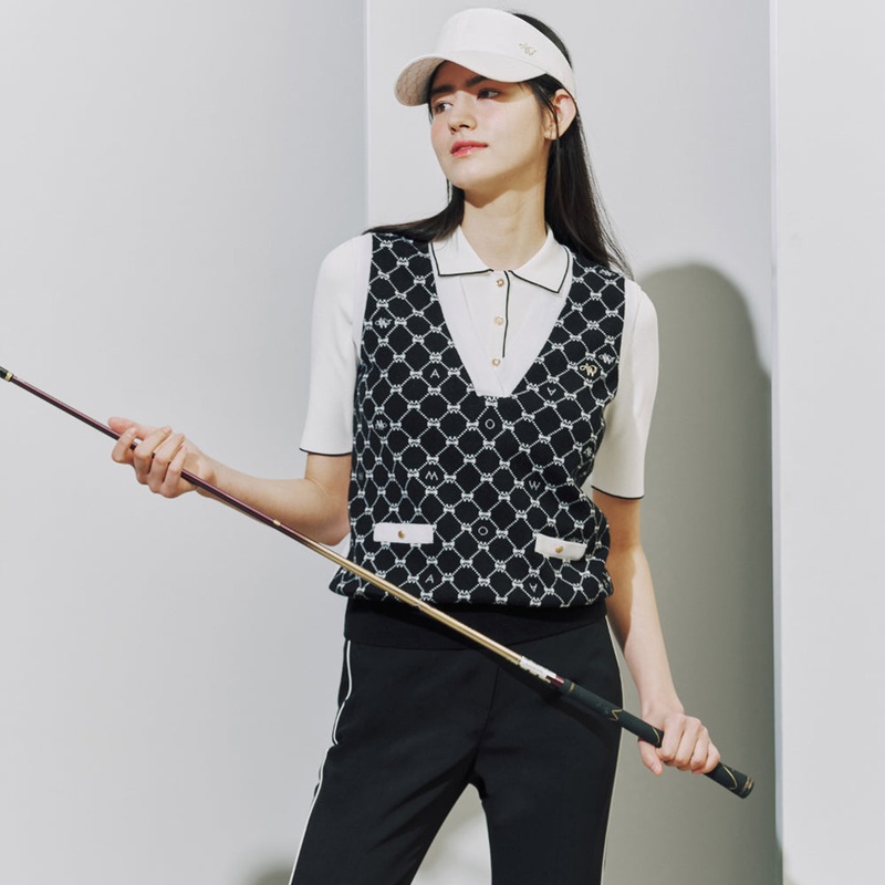 AOW JACQUARD KNIT VEST