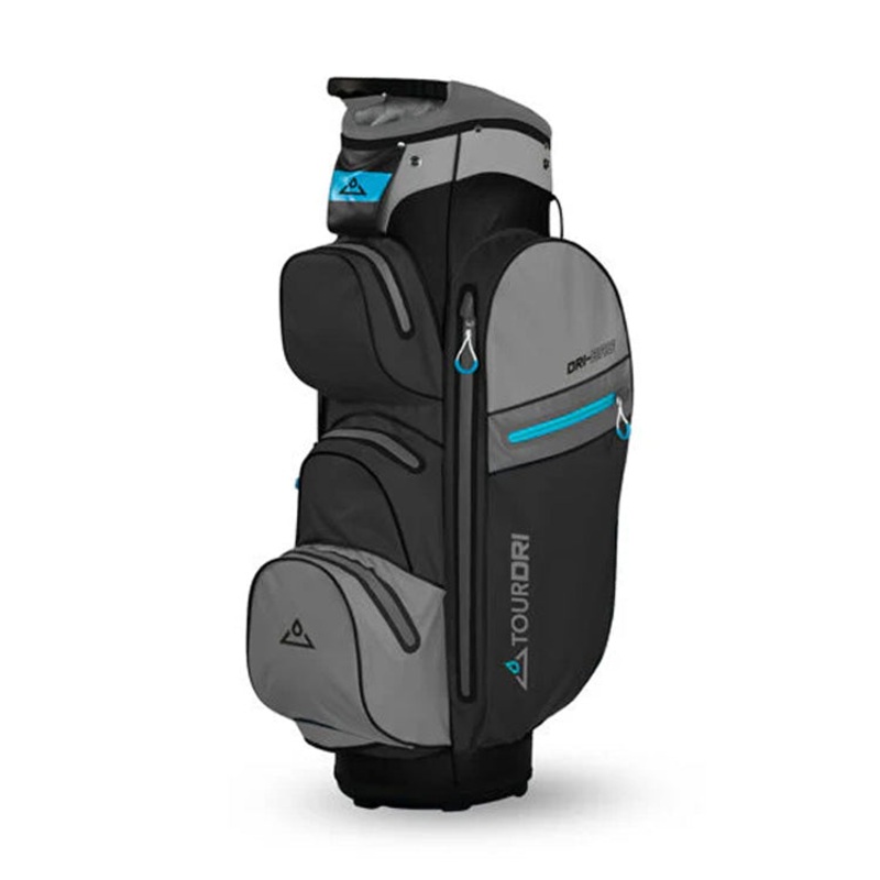 Masters TourDri Golf Cart Bag – Black/Light Grey