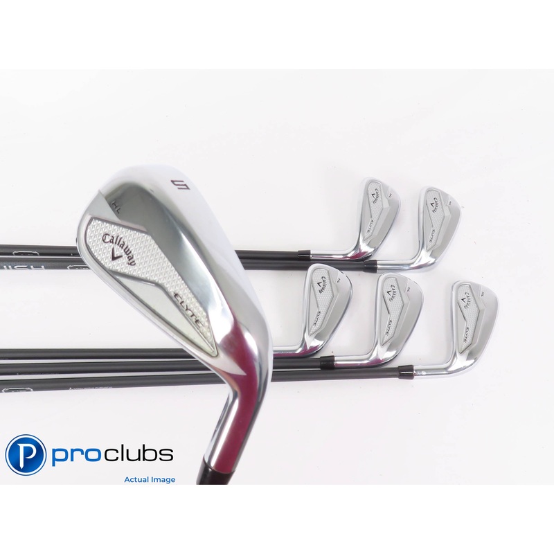 Nice Callaway ELYTE HL 5-PW IRON SET – Vanquish 4 R2 Senior Flex Graphite 447244