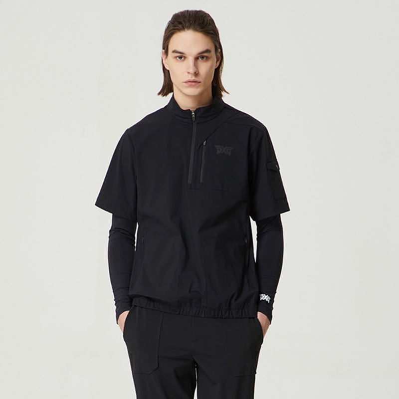 PXG KOREA MEN SUMMER SHORT-SLEEVED ANORAK JACKET