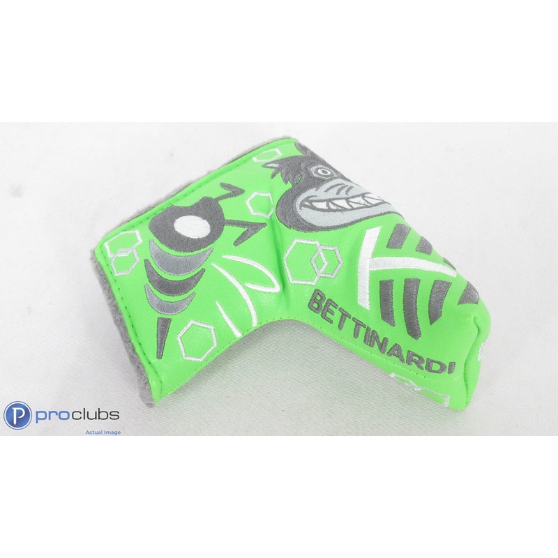 RARE! Bettinardi Lime Multi Icon Blade Putter Headcover- 401030