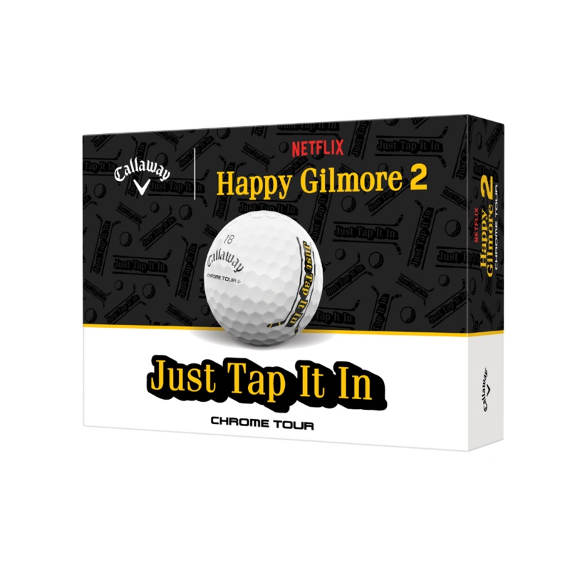 Chrome Tour Happy Gilmore 2 Golf Balls