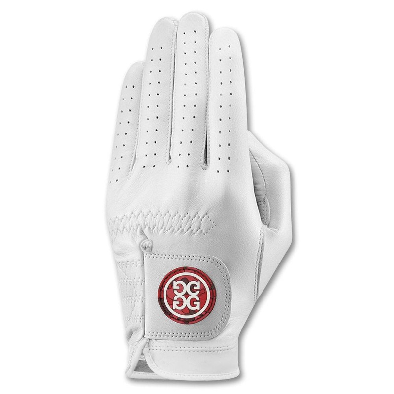 Gfore Essential Camo Patch Golf Glove Snow/Scarlet – 24 Men