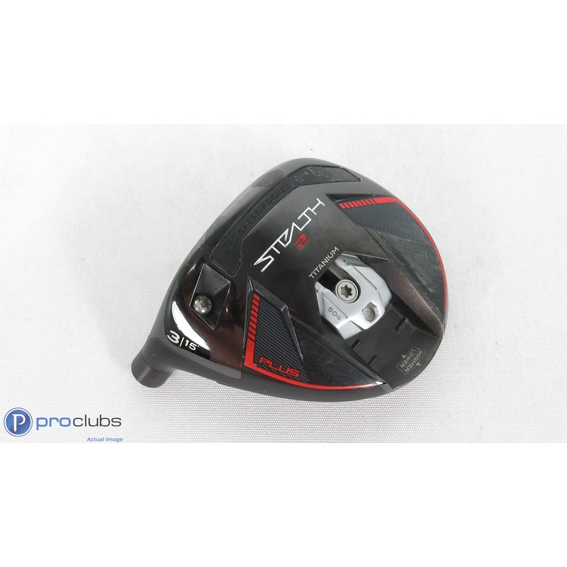 Left Handed! Taylormade Stealth2 Plus 15* Fairway 3 Wood – Head Only – 393801