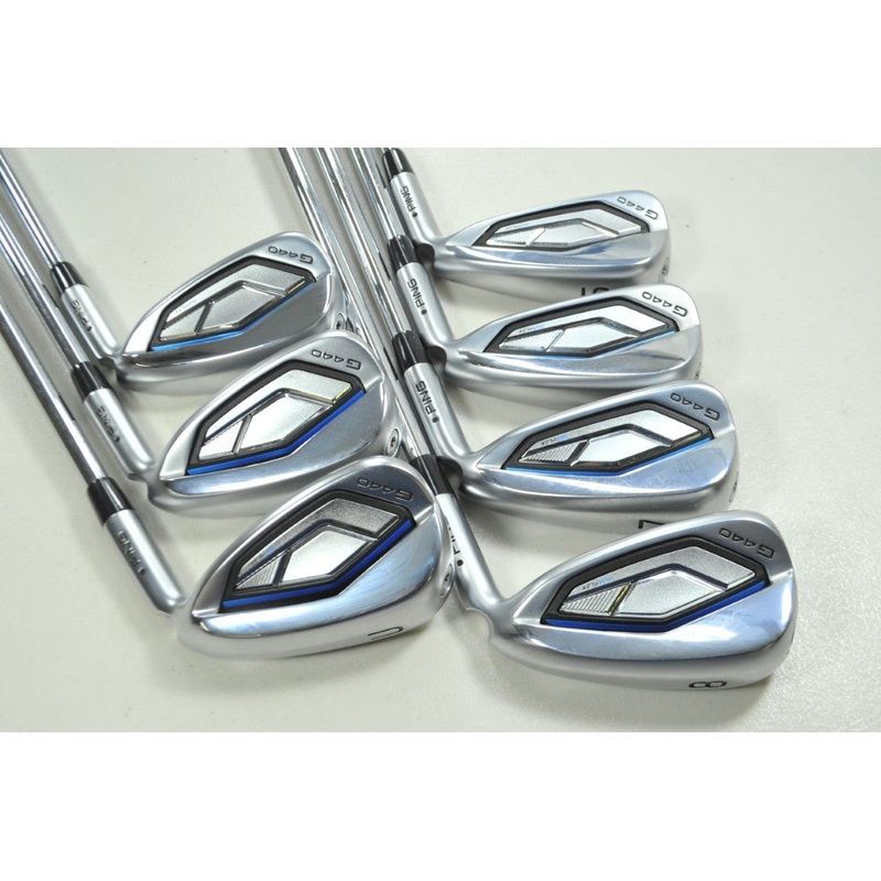 Ping G440 5-W,UW Iron Set Regular Flex Black Dot Right AWT 3.0 Steel  # 199984