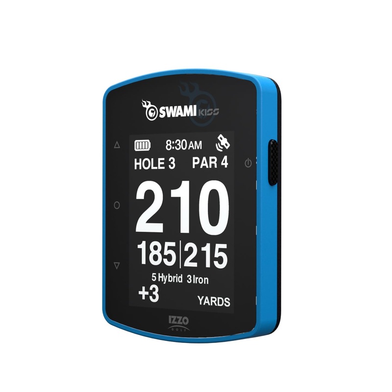 Swami KISS 2.0 Handheld Golf GPS Ragnefinder with Integrated Magnets – Blue