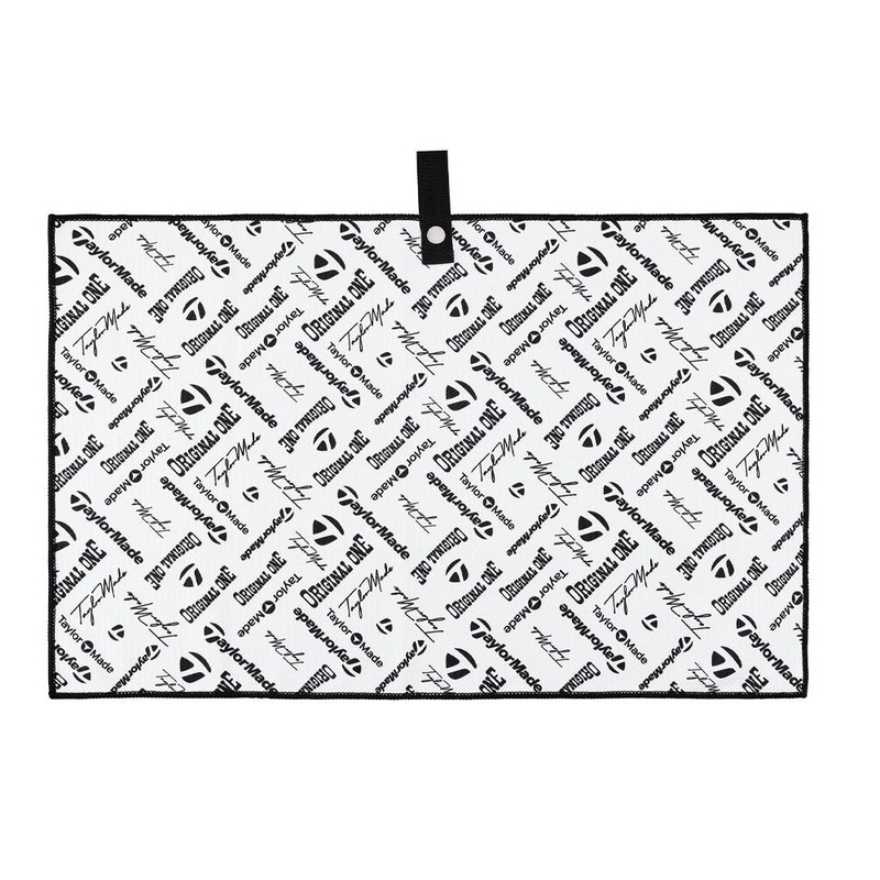 TaylorMade Logo Microfiber Cart Towel 24″ x 15″