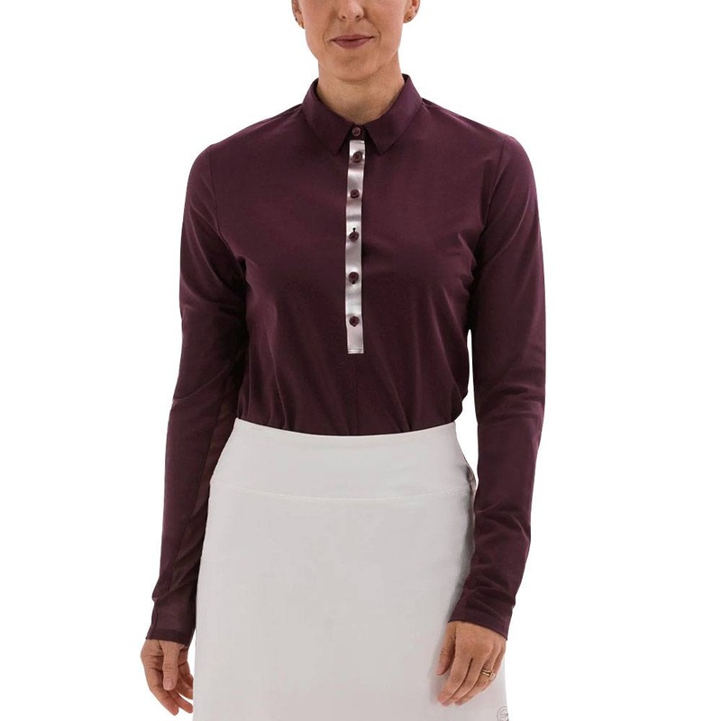 Foray Golf All New Core Longsleeve Golf Polo New Mosto – 23 Women