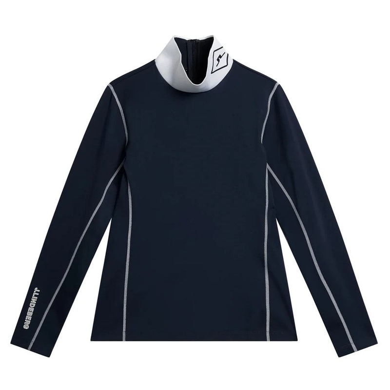 J.Lindeberg Powderhorn Mid Layer Golf Pullover JL Navy – FW23 Women