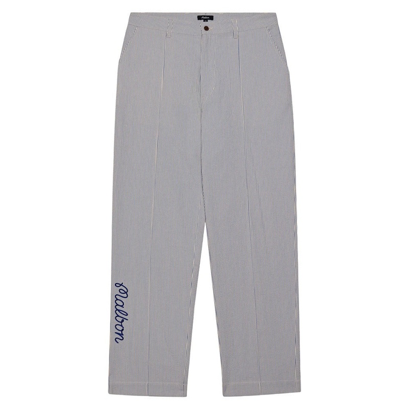 Malbon Cannes Pleated Trouser Golf Pants Blue – SS25 Men