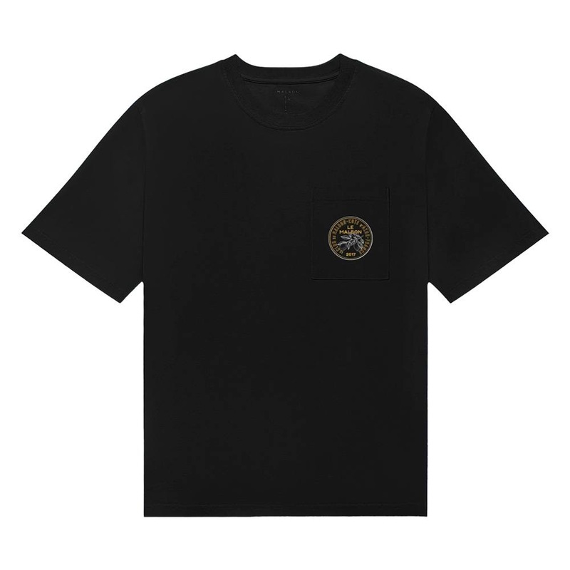 Malbon Citron Pocket Golf T-Shirt Black – SS25 Men