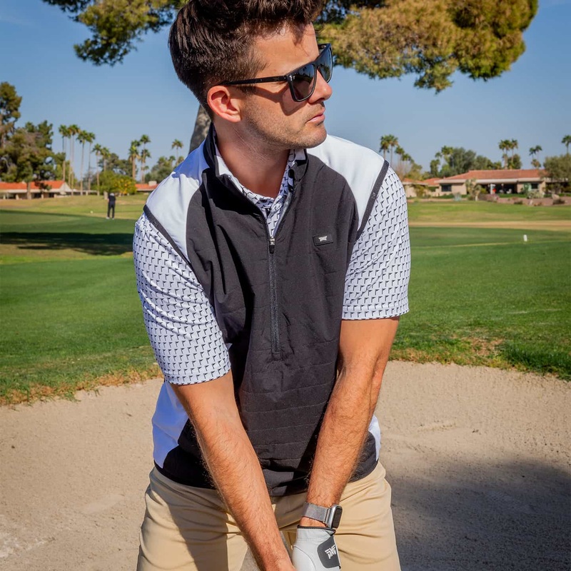 Men’s 1/2 Zip Hybrid Vest