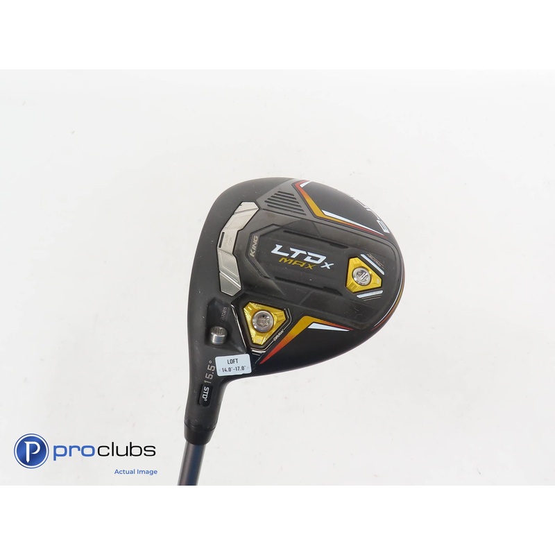 Left Handed Cobra LTDx Max 15.5* 3 Wood – Riptide CB Senior Flex – 359189