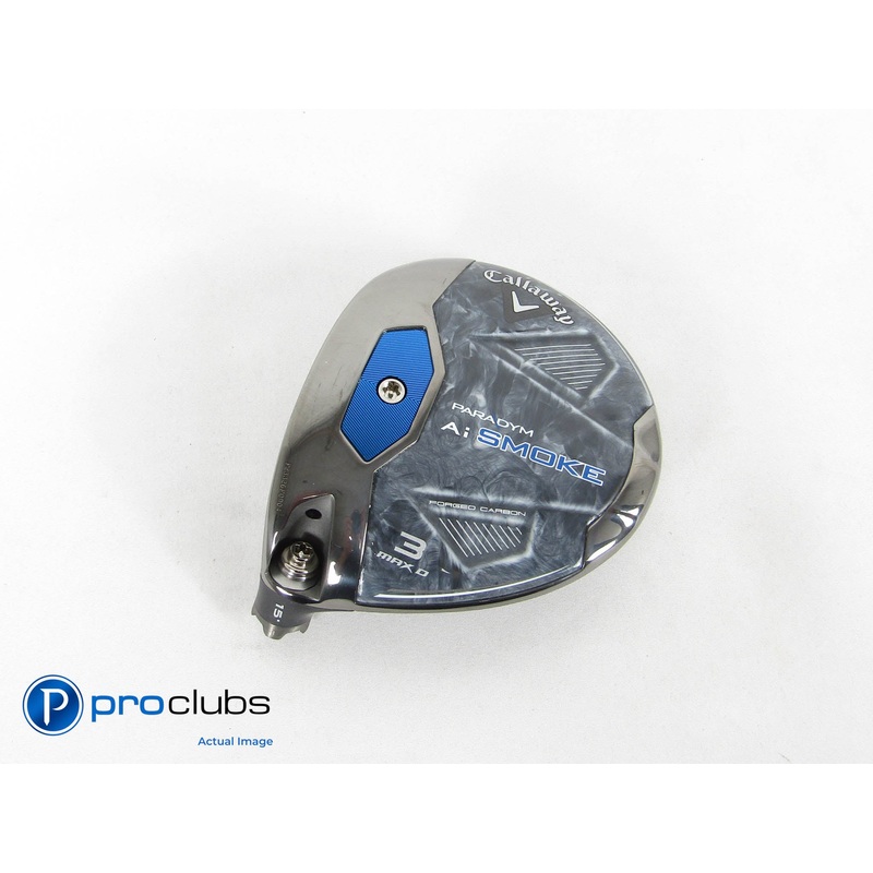 Mint! Left-Handed Callaway PARADYM Ai Smoke MAX D 15* 3 Wood – Head Only -430580