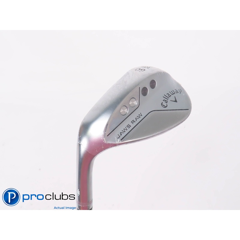 New! Left Handed Callaway Jaws Raw S-Grind 60*(10*) Wedge – X-Flex – 447635