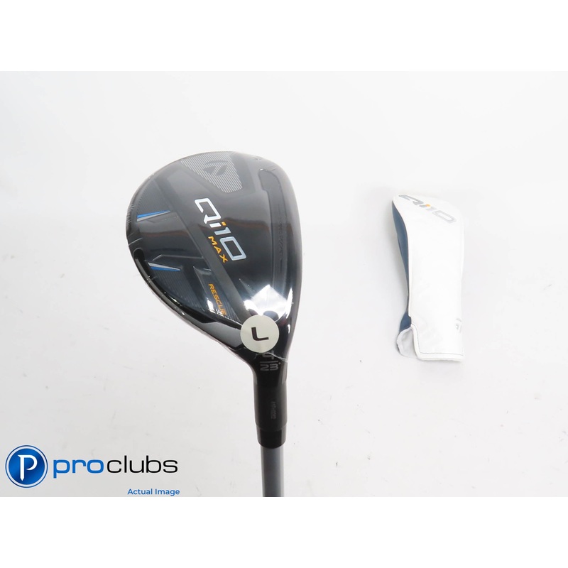 New! TaylorMade Ladies Qi10 MAX 23* 4 Hybrid w/HC – Speeder NX Ladies – 422290