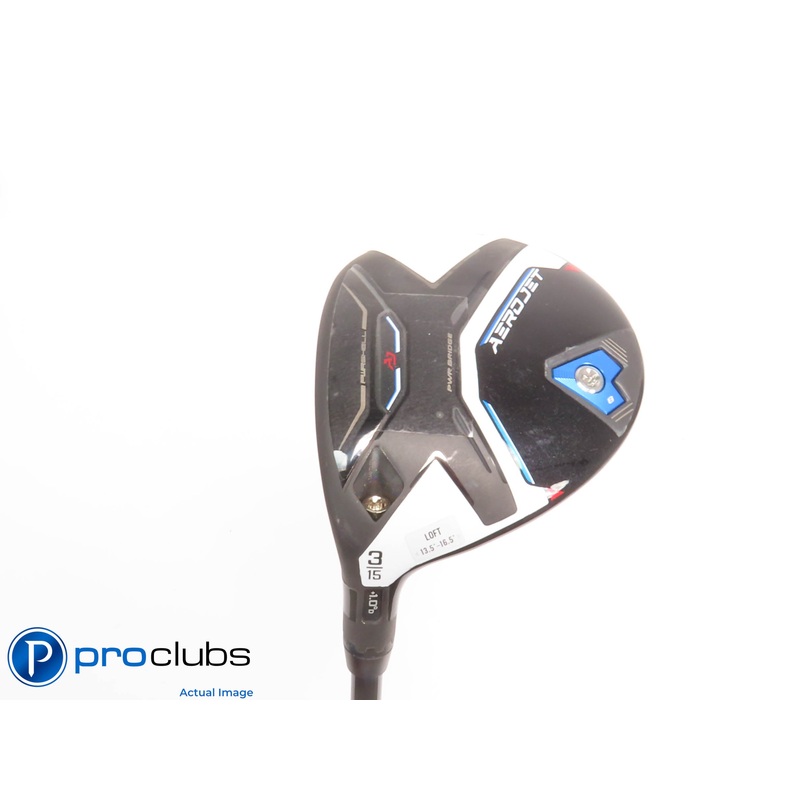 Left Handed Cobra AEROJET 15* 3 Wood – HZRDUS RDX Smoke Blue X-Flex #425904