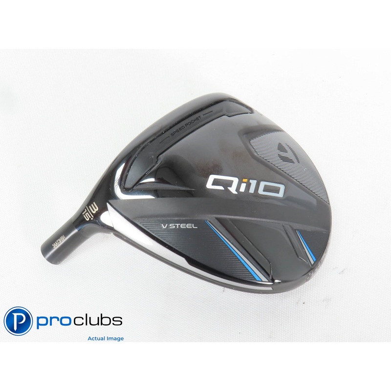 Nice! Left Handed TaylorMade Qi10 15* 3 Wood – Head Only – 433573