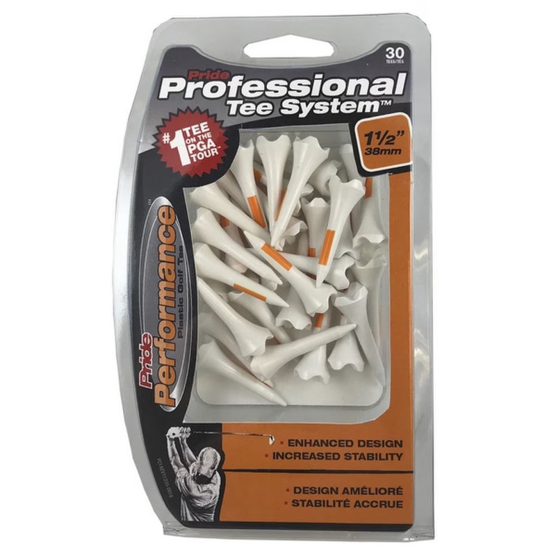 Pride Performance 1 1/2″ Golf Tees – 30-Pack