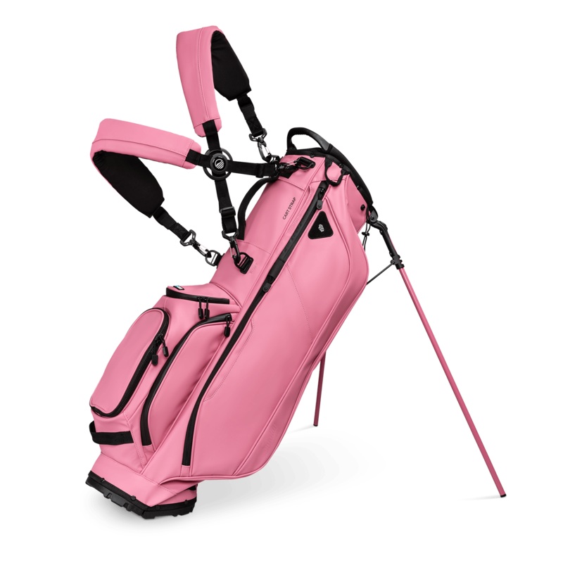Sunday Golf Ryder S-Class | Dusty Pink Vegan Leather Full Size Stand Bag
