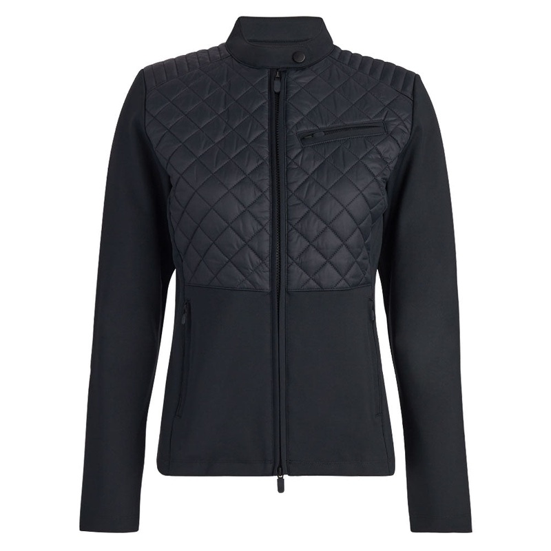 Gfore Hybrid Moto Stretch Tech Interlock Golf Jacket Onyx – SP24 Women