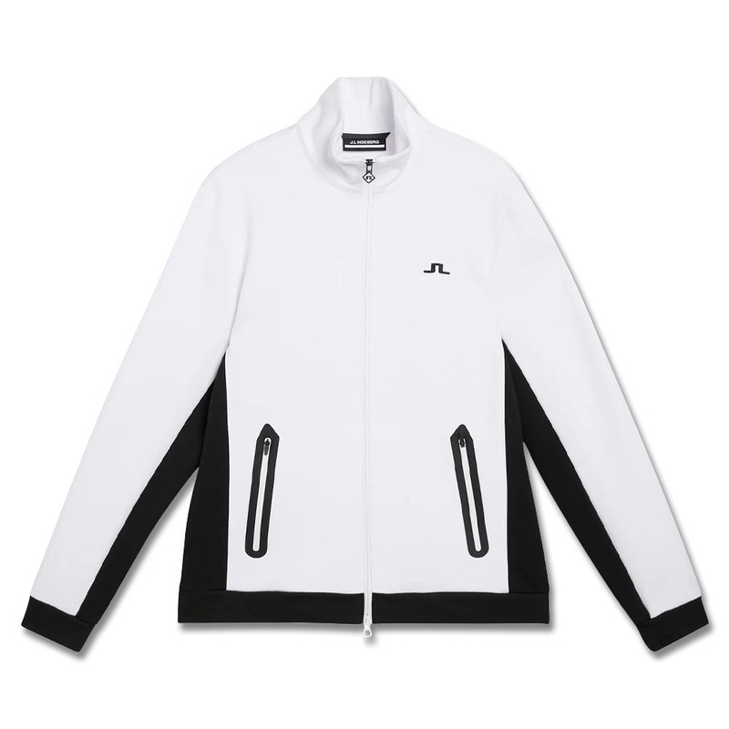 J.Lindeberg Callum Zip Golf Jacket White – 24 Men