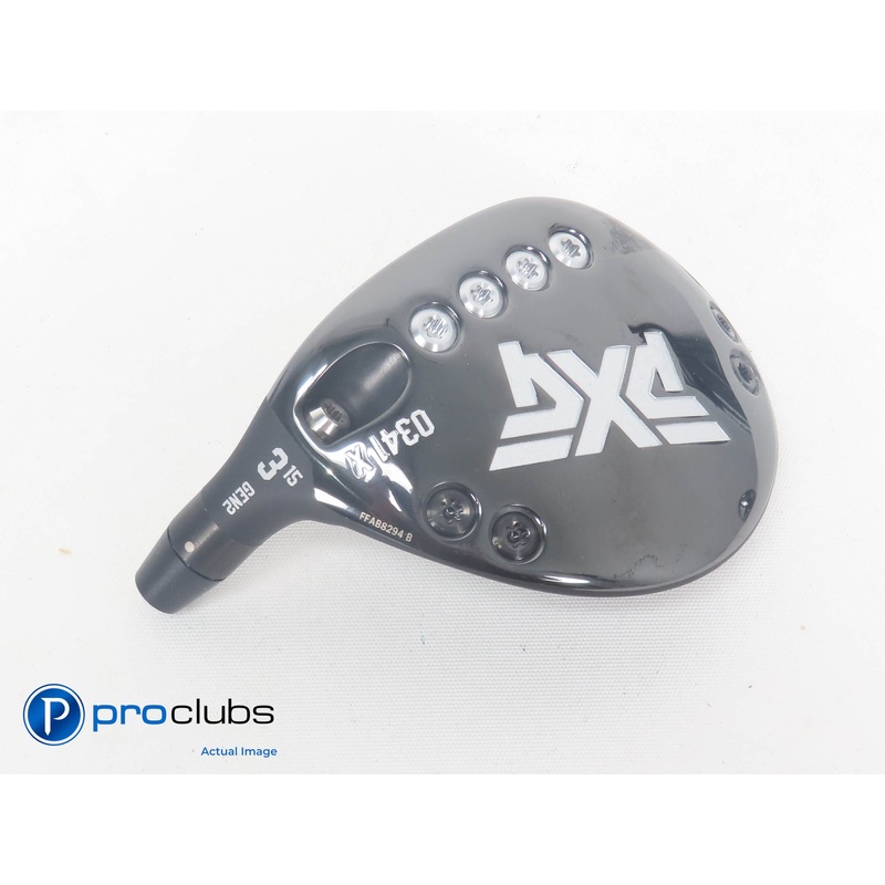 Left Handed PXG GEN2 0341X 15* 3 Wood – Head Only – w/Adapter – L/H – 388717