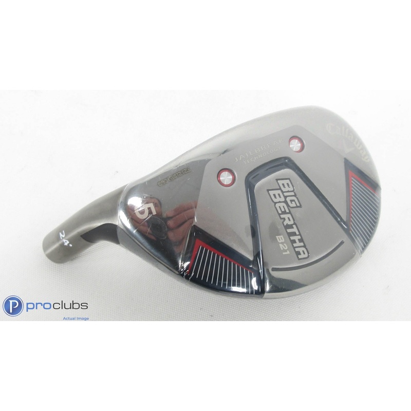 NEW! Left Hand Callaway Big Bertha B21 24* – 5 Hybrid – Head Only – L/H 367329