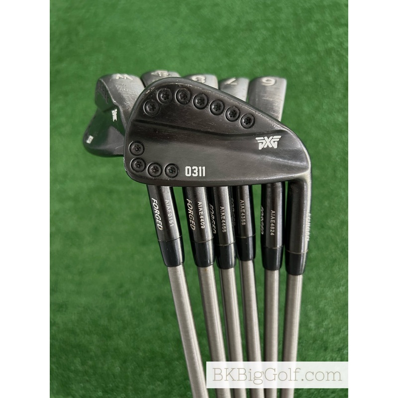 PXG 0311 Xtreme Dark Forged Iron Set 5-P / SteelFiber i110 Extra Stiff Graphite