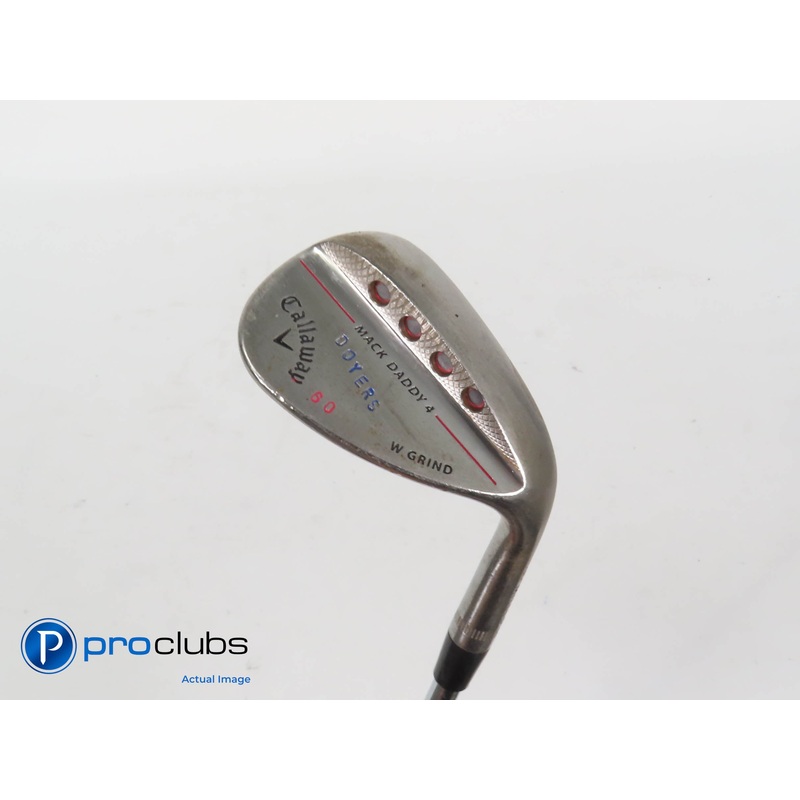 TOUR ISSUE Callaway Mack Daddy 4 RAW 60* WEDGE – DG S400 Stiff Flex 408364