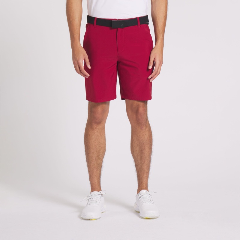 101 Solid 9″ Golf Shorts | Intense Red