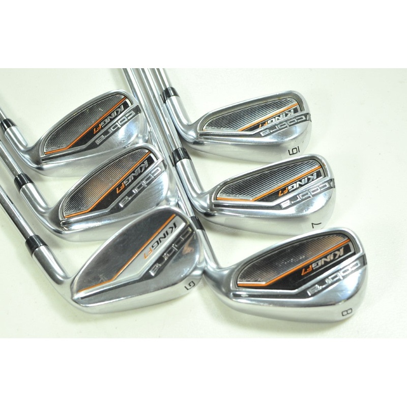 Cobra King F7 6-PW,GW Iron Set Right Regular Flex Steel  # 200090