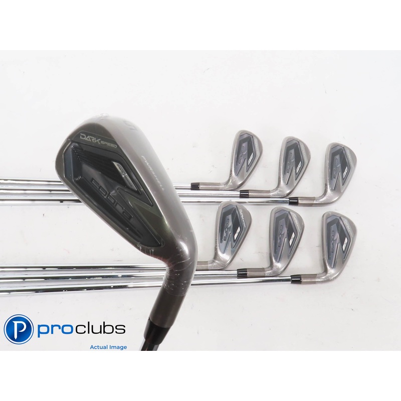 NEW Cobra DARKSPEED 5-PW,GW IRON SET – KBS $Taper Lite Regular Flex Steel 422535