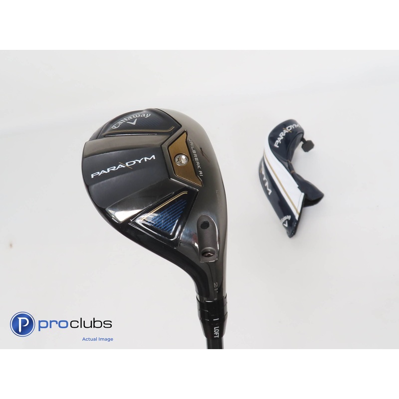 Tour Issue Callaway Paradym 21* Hybrid w/HC – UST Recoil Dart Stiff Flex 376324