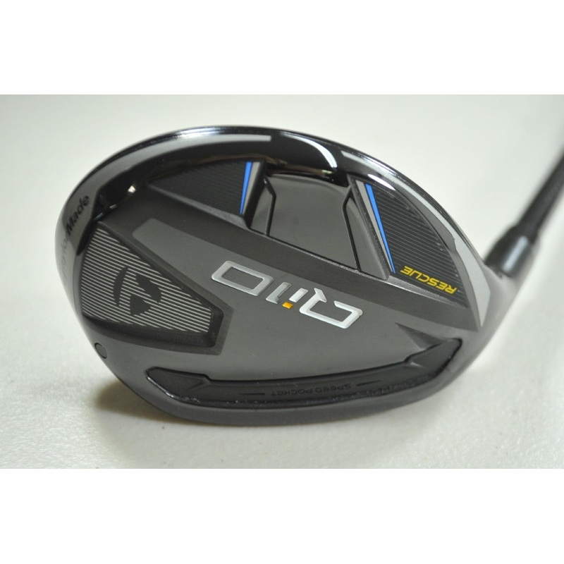 LEFT HANDED TaylorMade Qi10 Rescue 4-22* Hybrid Regular Flex Graphite #194646