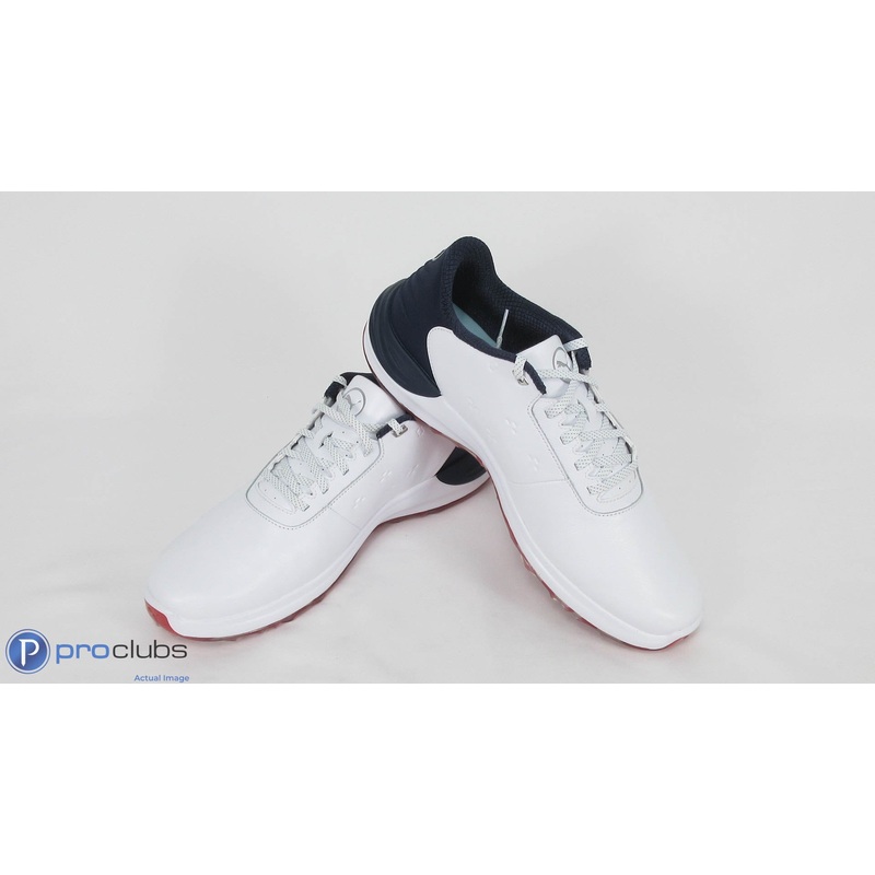 New! Puma Phantomcat Nitro Size 14 White/Navy  – 413057