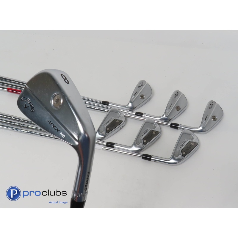 Nice Callaway 21′ X-Forged CB/MB 5-PW,AW Combo IRON SET KBS 110 Stiff Flex -1/2″
