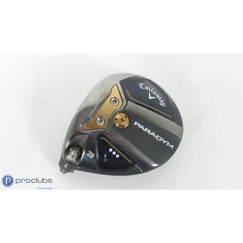 Nice! Left Handed Callaway Paradym  15* – 3 Wood – Head Only – L/H 385469